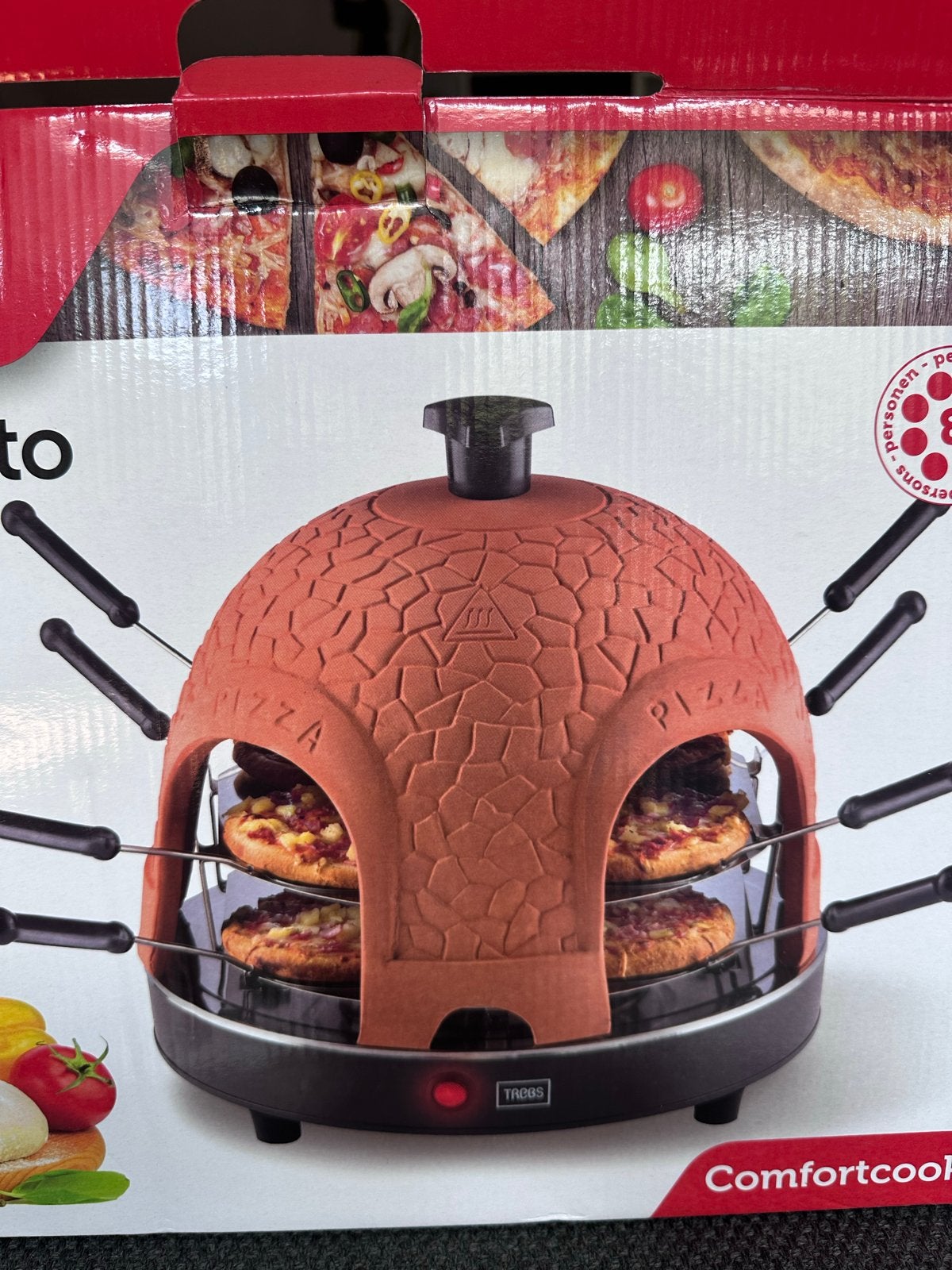 Trebs PizzaGusto Pizzaoven - Comfortcook, Ophalen, Minder dan 45 cm, Overige merken, Pizzaoven