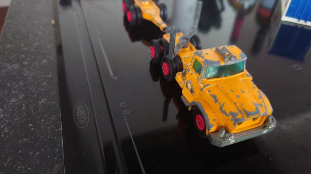Matchbox Lesney King Size Pipe Truck - Vintage Speelgoed, Ophalen of Verzenden, Gebruikt, Bus of Vrachtwagen, Matchbox