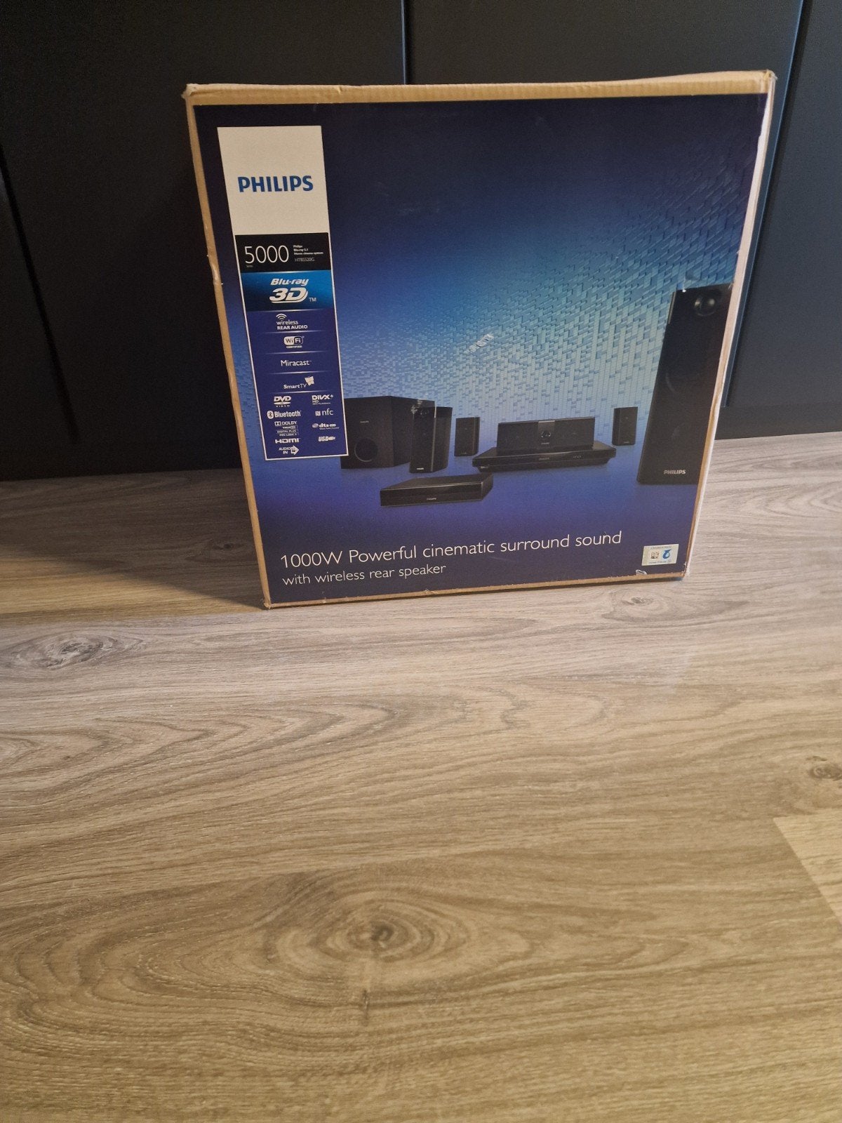 Philips 5000 Blu-ray 3D Home Cinema Set, Philips, Blu-ray-speler, 70 watt of meer, Ophalen of Verzenden