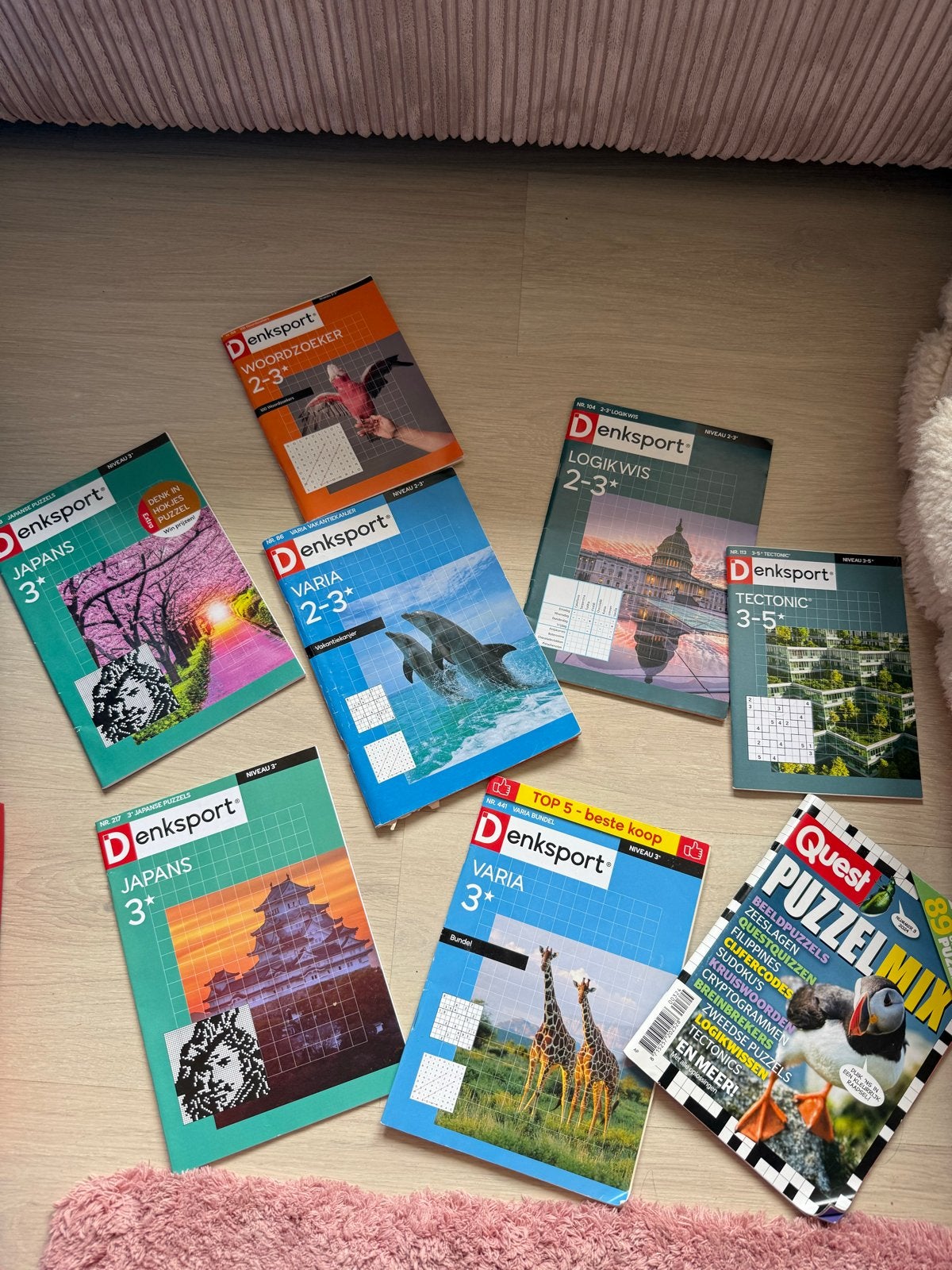 Denksport Puzzelboeken en Quest Puzzelmix - Diverse Niveaus, Hobby en Vrije tijd, Denksport en Puzzels, Ophalen of Verzenden, Minder dan 500 stukjes