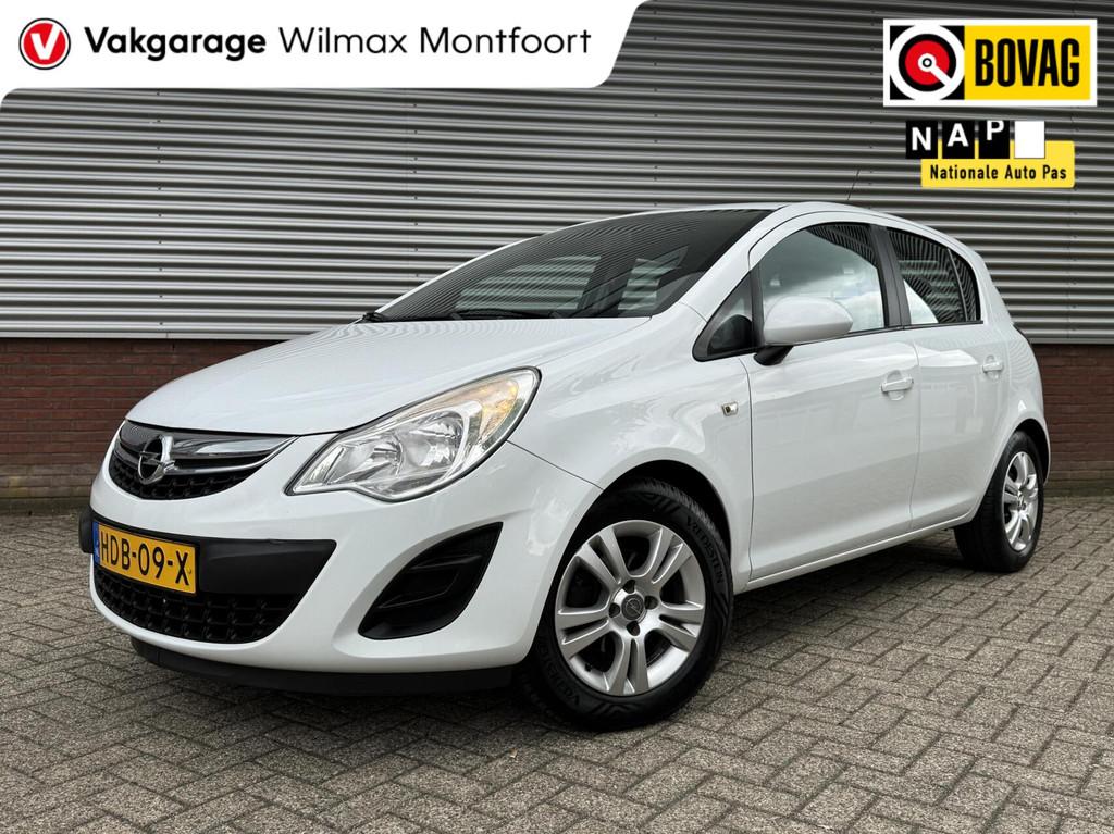 Opel Corsa 1.4-16V Anniversary Edition|Automaat|Airco|5-Deur, Auto's, Opel, Euro 5, Gebruikt, 4 cilinders, Wit