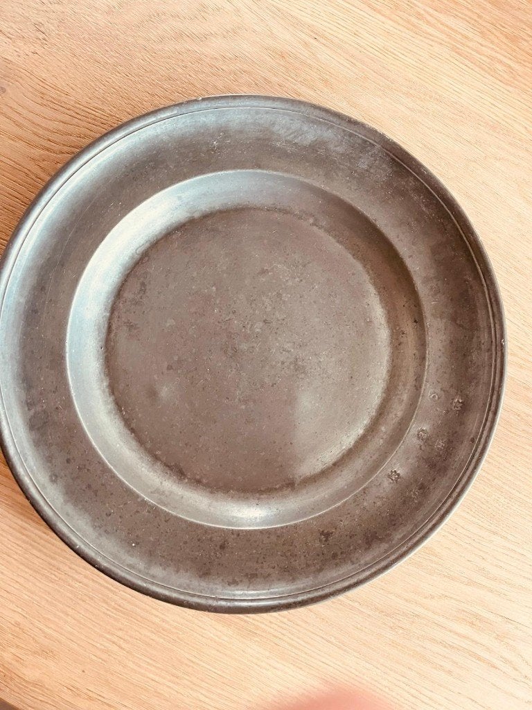 tinnen schotel, Ophalen of Verzenden