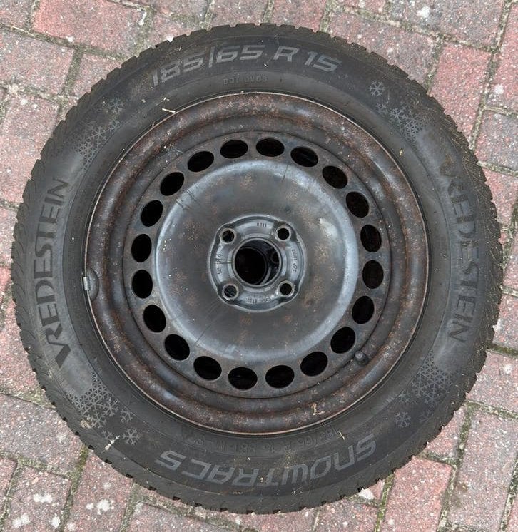 t.e.a.b. Winterbanden 185/65 R15 voor o.a. Opel Corsa, Ophalen, Gebruikt, 15 inch, Banden en Velgen