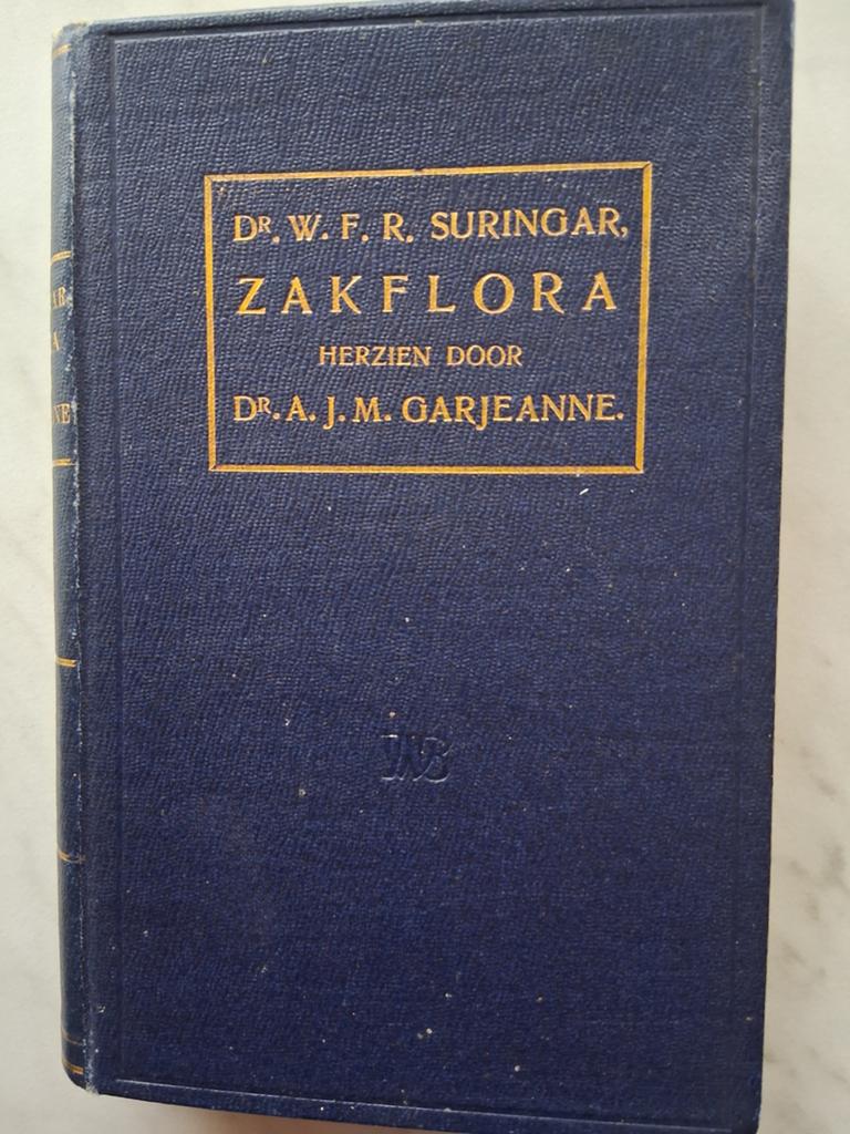 Dr.W.F.R. SURINGAR ZAKFLORA herzien door Dr.A.J.M. GARJEANNE, Boeken, Gelezen, Bloemen, Planten en Bomen, Dr. Suringar, Ophalen of Verzenden