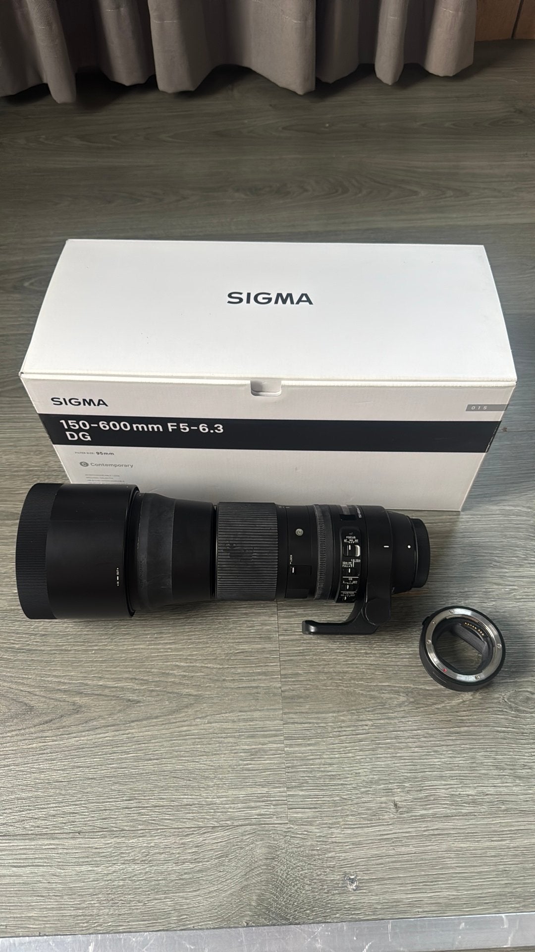 Sigma 150-600 mm F5-6.3 DG, Audio, Tv en Foto, Fotografie | Lenzen en Objectieven, Ophalen of Verzenden, Zo goed als nieuw, Telelens