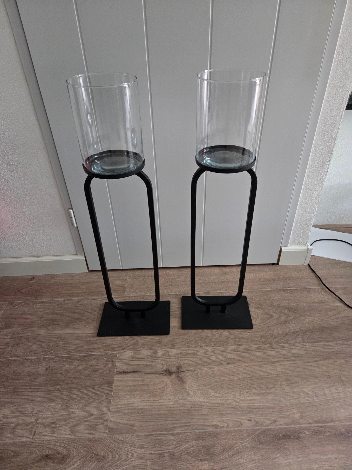 windlichten set van 2, Ophalen, Zo goed als nieuw, Glas