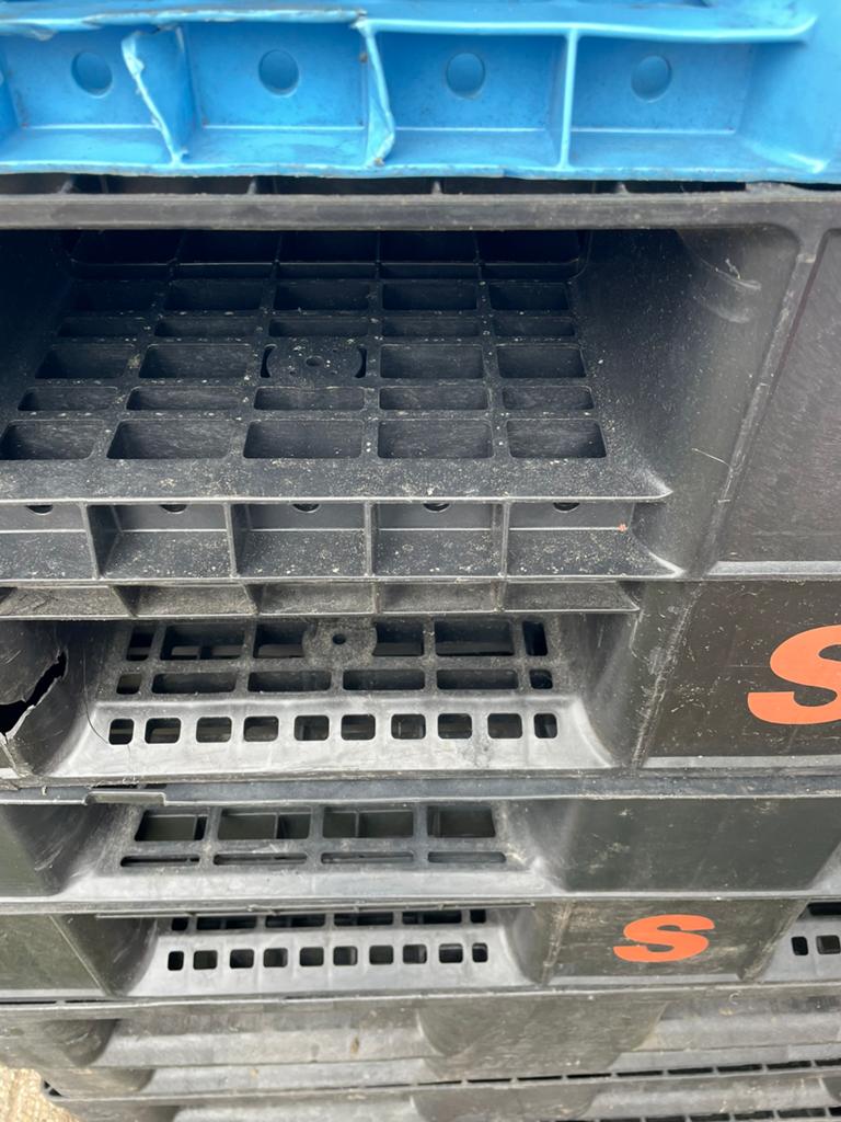 Kunststof pallets, Ophalen, Gebruikt, Kunststof