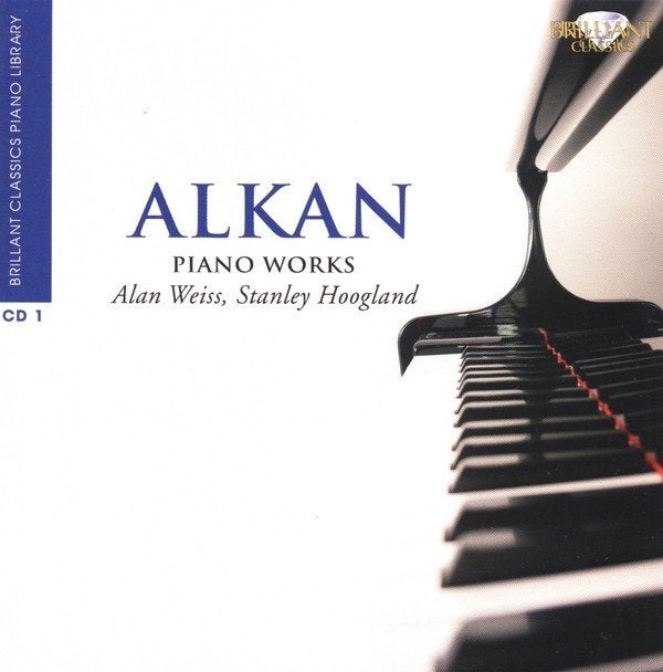 ALKAN Piano works 3 - CD HOOGLAND WEISS BRILLIANT, Ophalen of Verzenden, Romantiek, Zo goed als nieuw, Kamermuziek