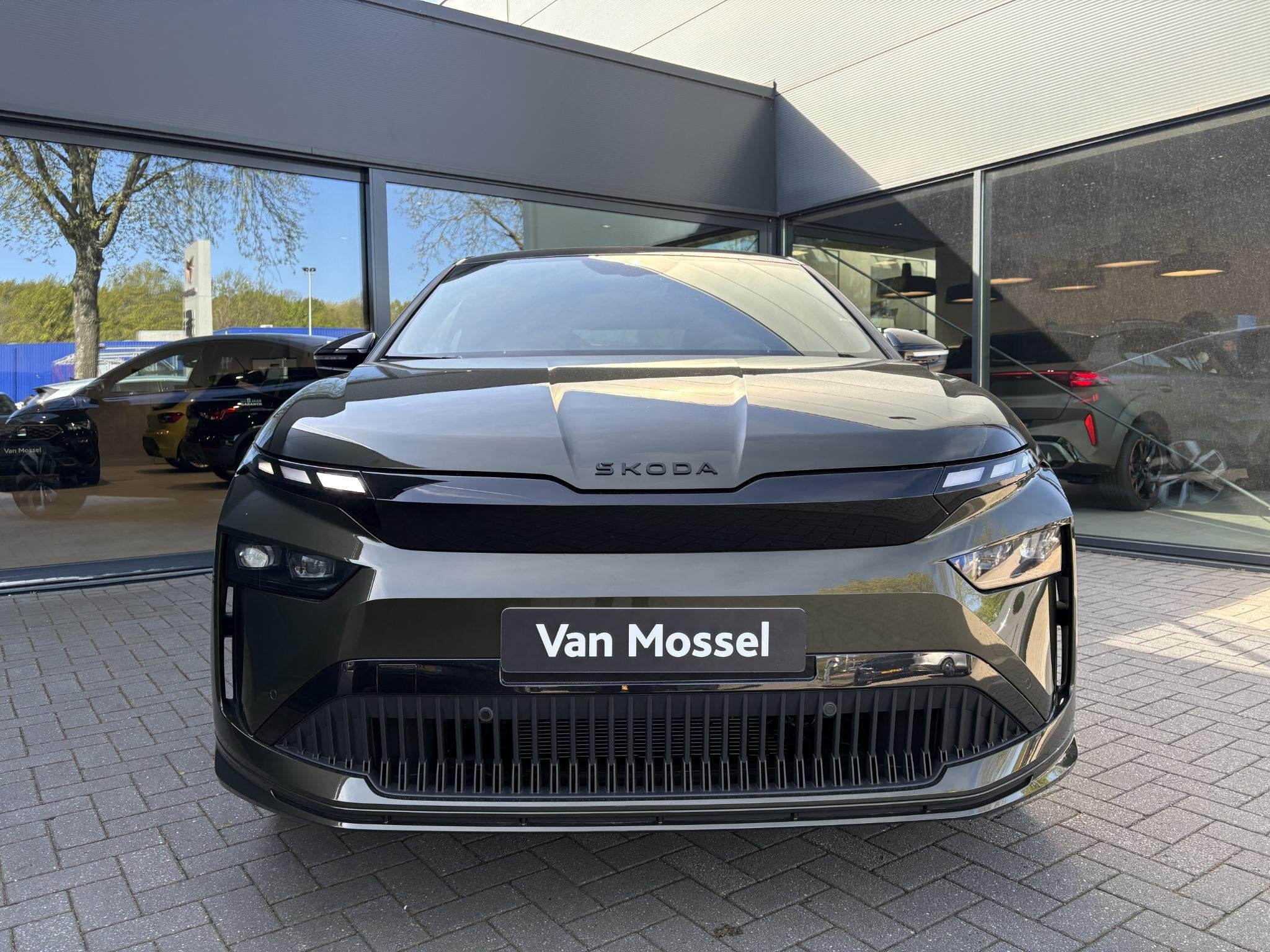 Skoda Enyaq Coupé 85 Sportline 286 PK | DIRECT LEVERBAAR |, Auto's, Automaat, Zwart, 286 pk, Nieuw