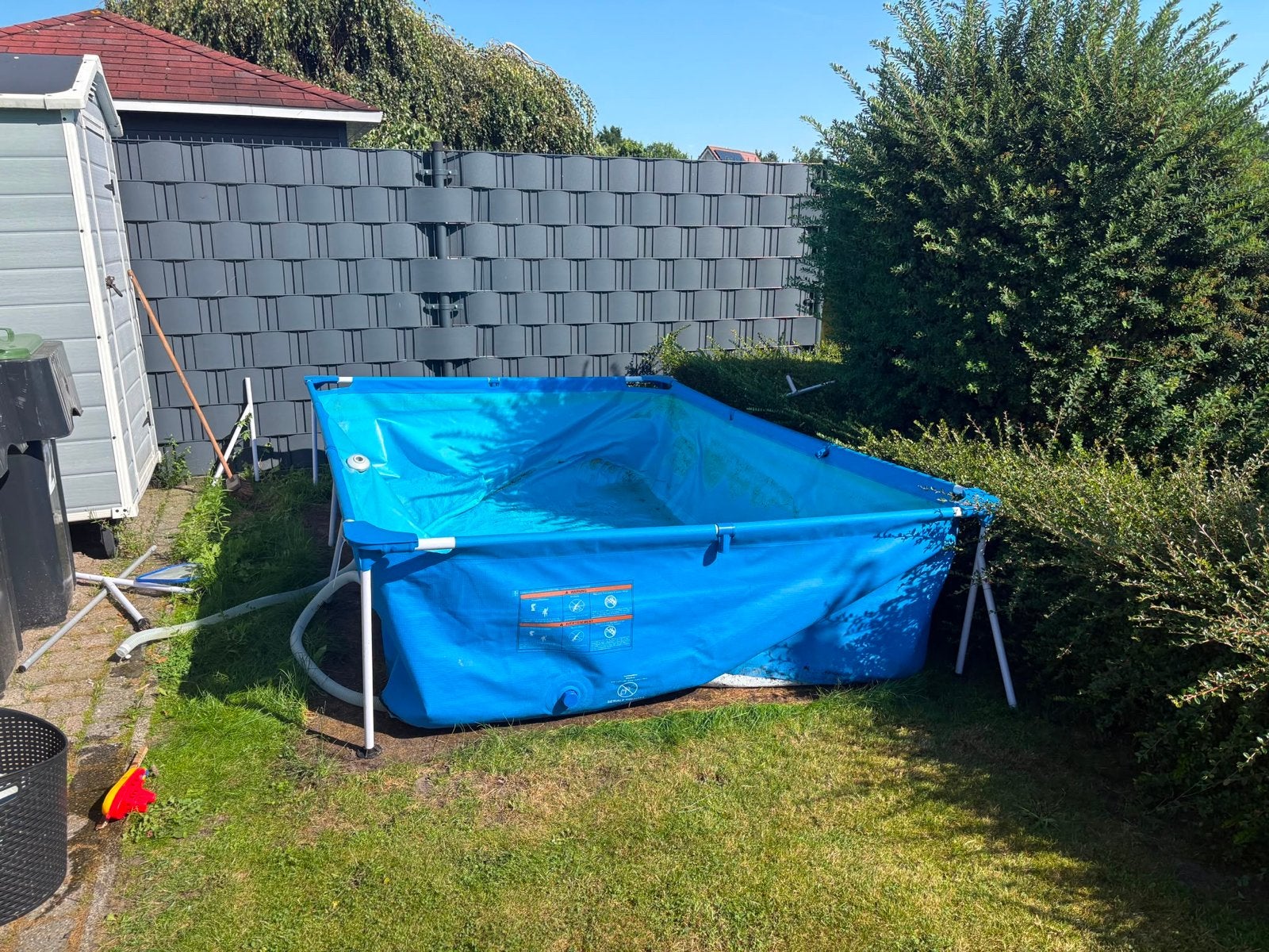 Bestway Steel Pro opzetzwembad met filterpomp, Tuin en Terras, Ophalen, Gebruikt, Opzetzwembad, 200 tot 400 cm