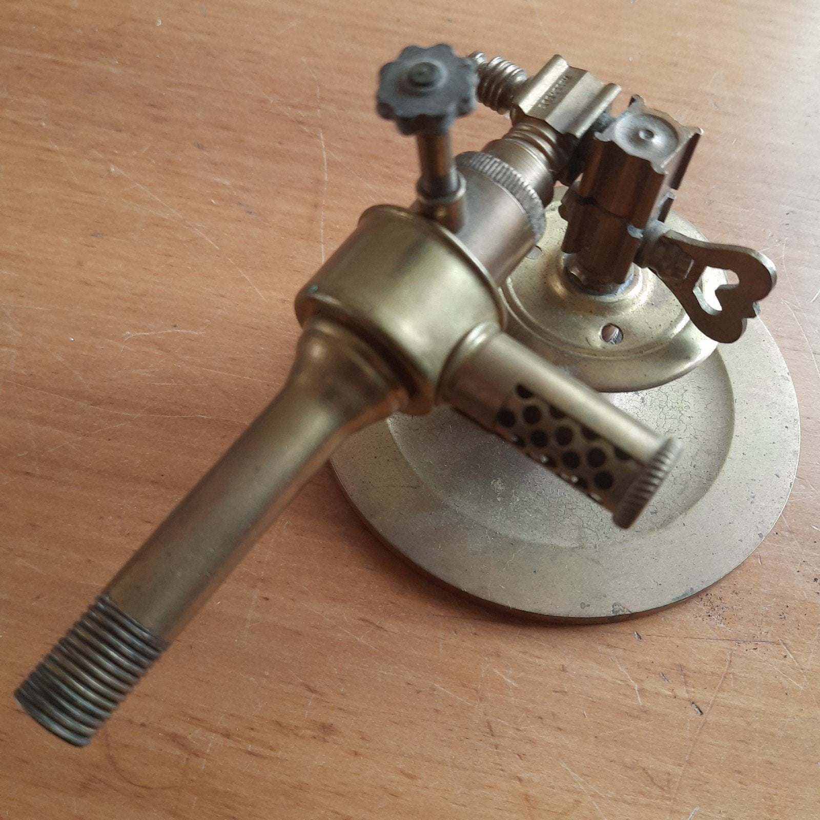 Trench Art Bunsenbrander Koper PATRONENFABRIK KARLSRUHE, Verzenden