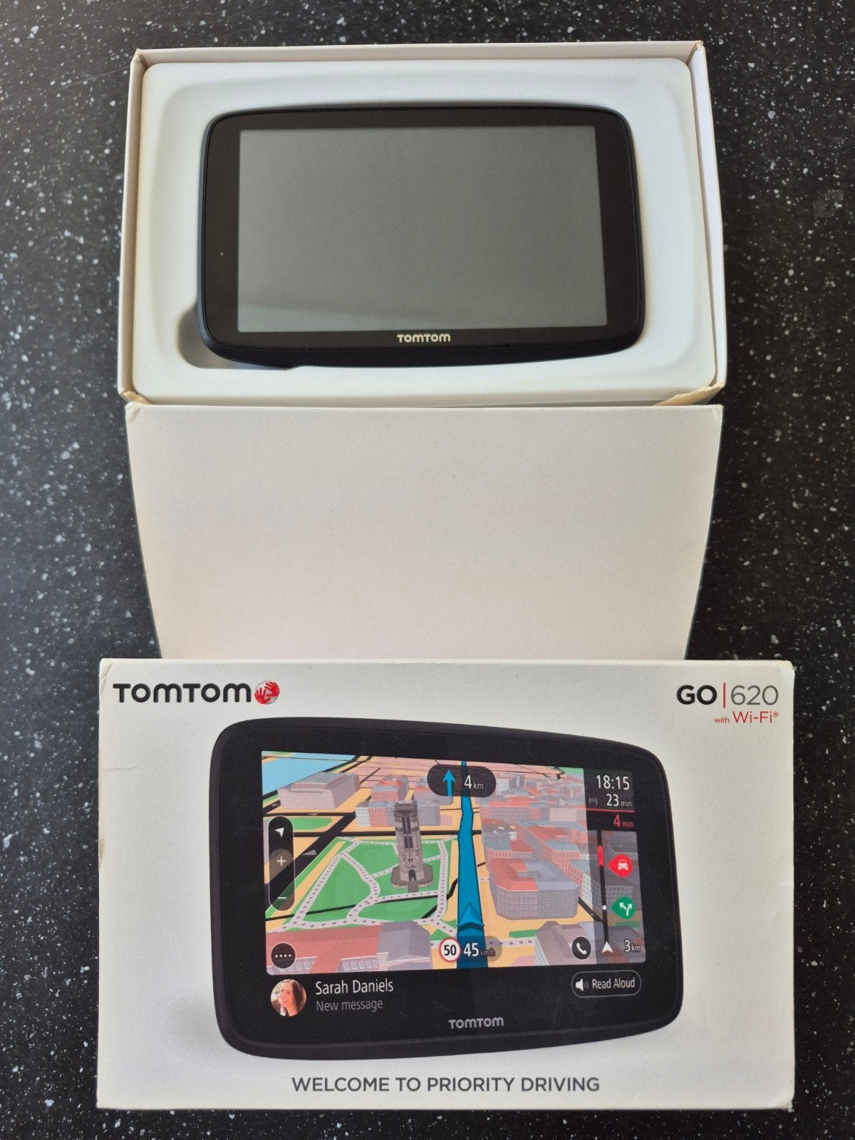TomTom GO 620 GPS Navigatiesysteem met Wi-Fi, Ophalen of Verzenden, Zo goed als nieuw