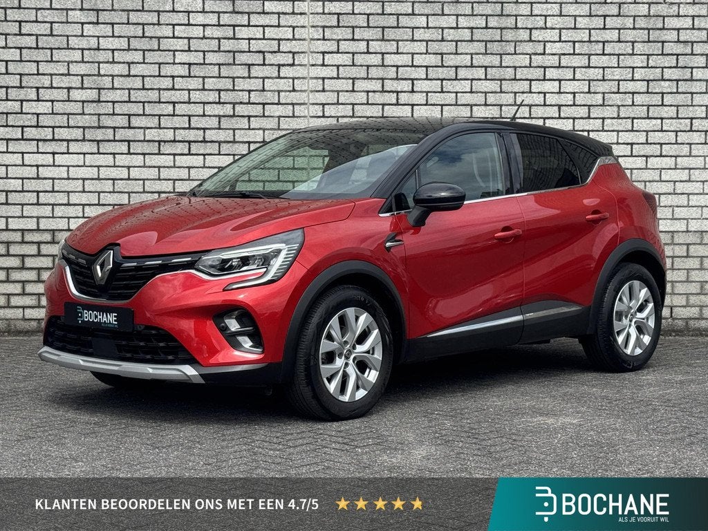Renault Captur 1.0 TCe 100 Bi-Fuel Intens | Achteruitrijcame, 101 pk, Gebruikt, Met garantie (alle), Leder en Stof