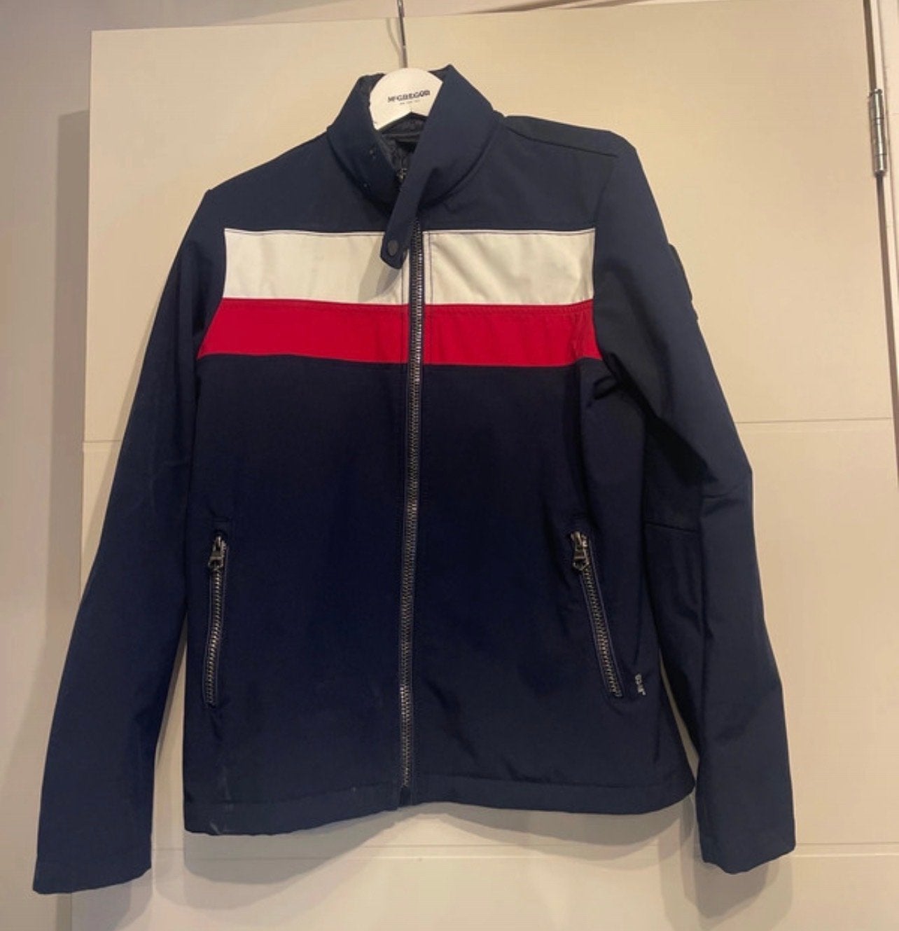 Gaastra jas maat S - Donkerblauw, rood en wit, Kleding | Heren, Ophalen of Verzenden, Zo goed als nieuw, Maat 46 (S) of kleiner