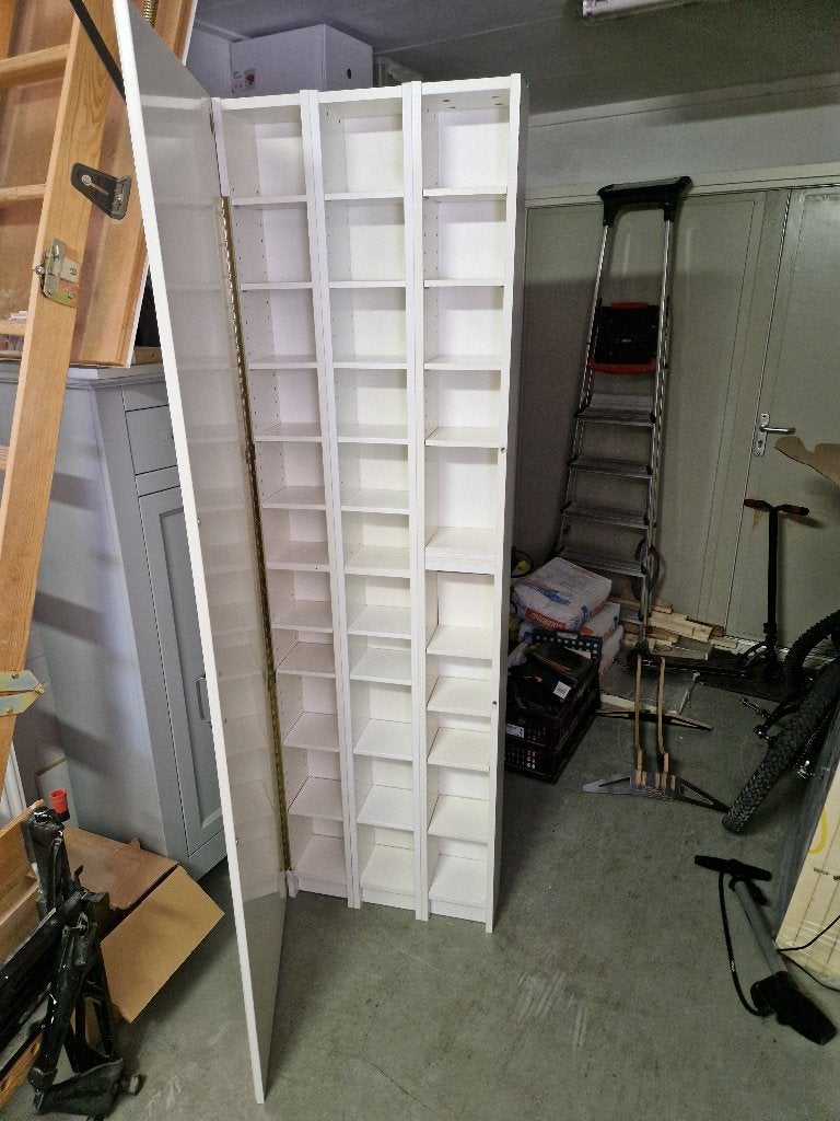 Cd / dvd kast, Huis en Inrichting, Woonaccessoires | Cd- en Dvd-rekken, Ophalen, Gebruikt, 150 discs of meer, Hout