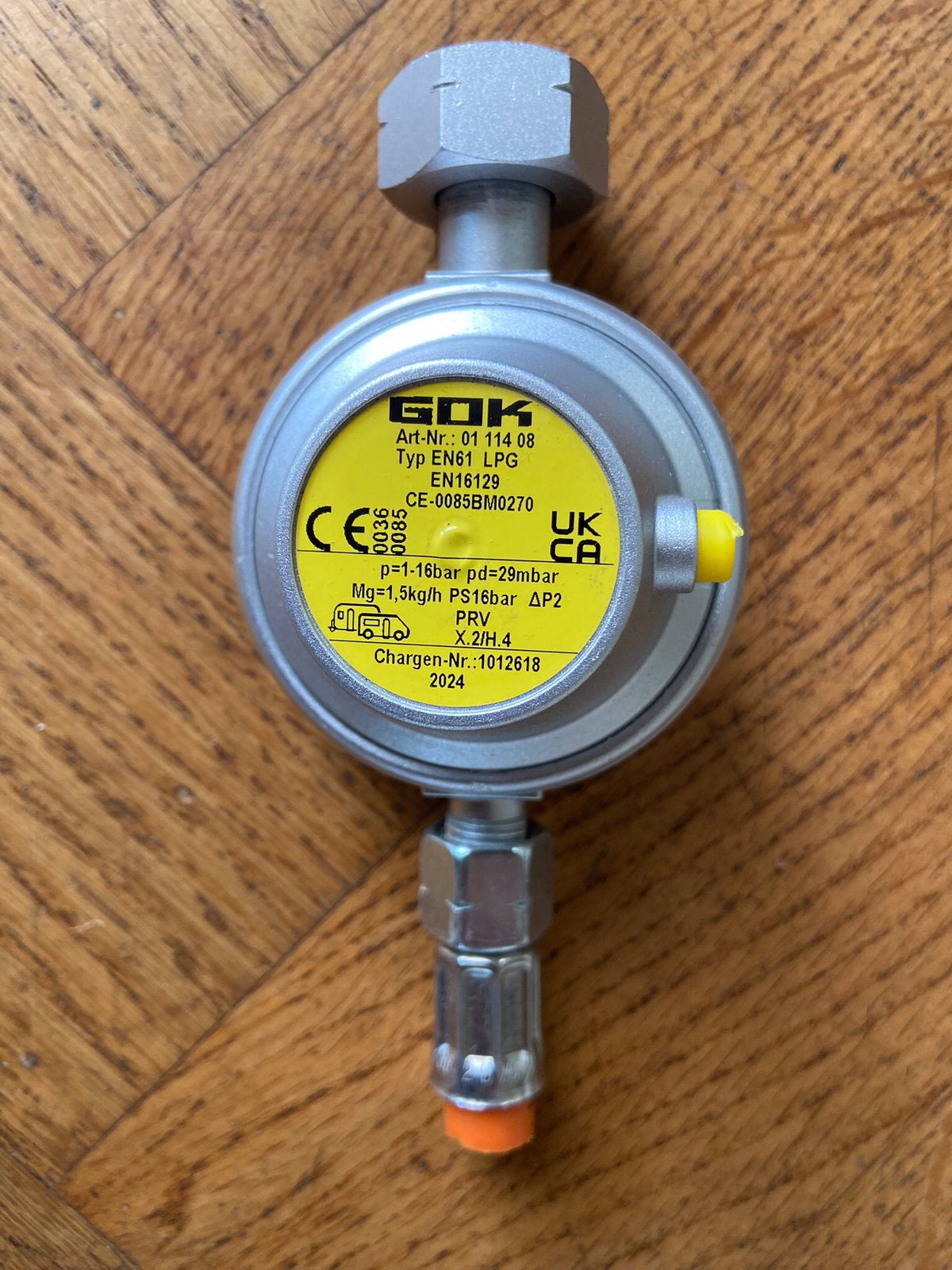 GOK gas drukregelaar 30 mbar, nieuw, Ophalen of Verzenden, Nieuw