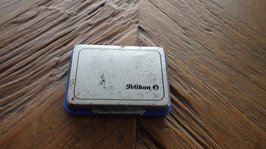 retro pelikan stempelkussen, Ophalen of Verzenden, Overige typen