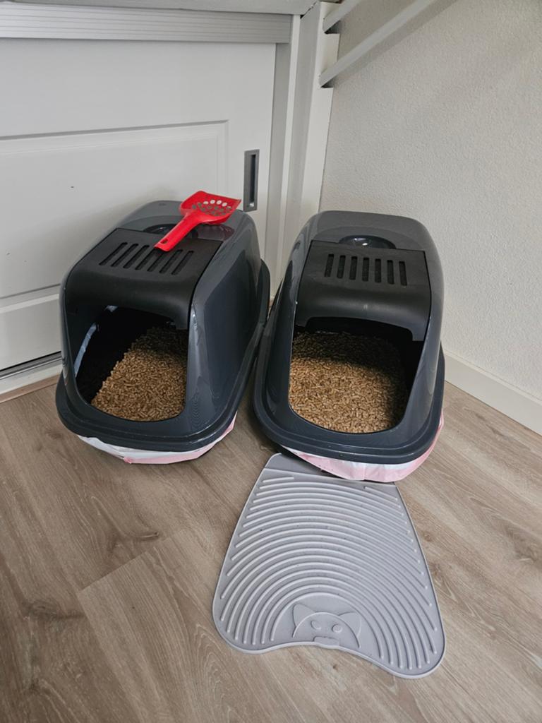 PeeWee houtkorrel kattenbak, Dieren en Toebehoren, Ophalen