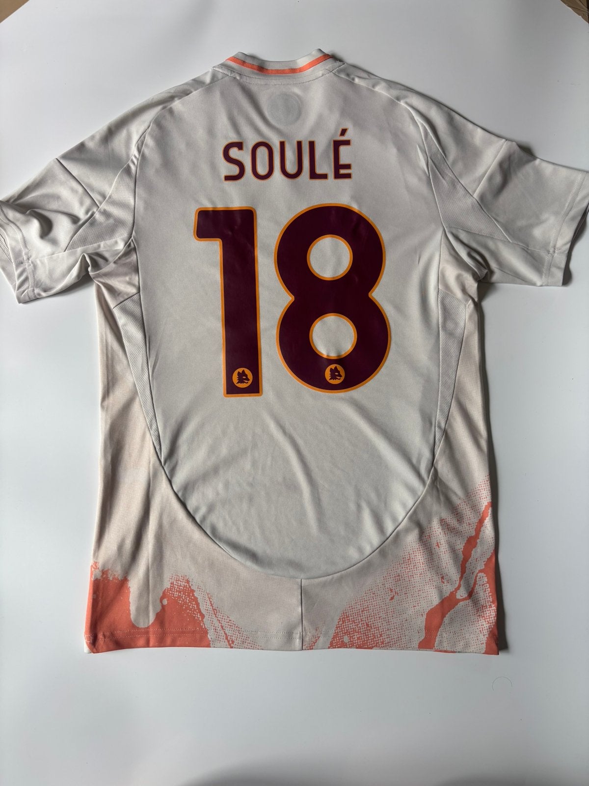 AS Roma 2024/2025 Uitshirt Soule maat M, Maat M, Ophalen of Verzenden, Zo goed als nieuw, Shirt