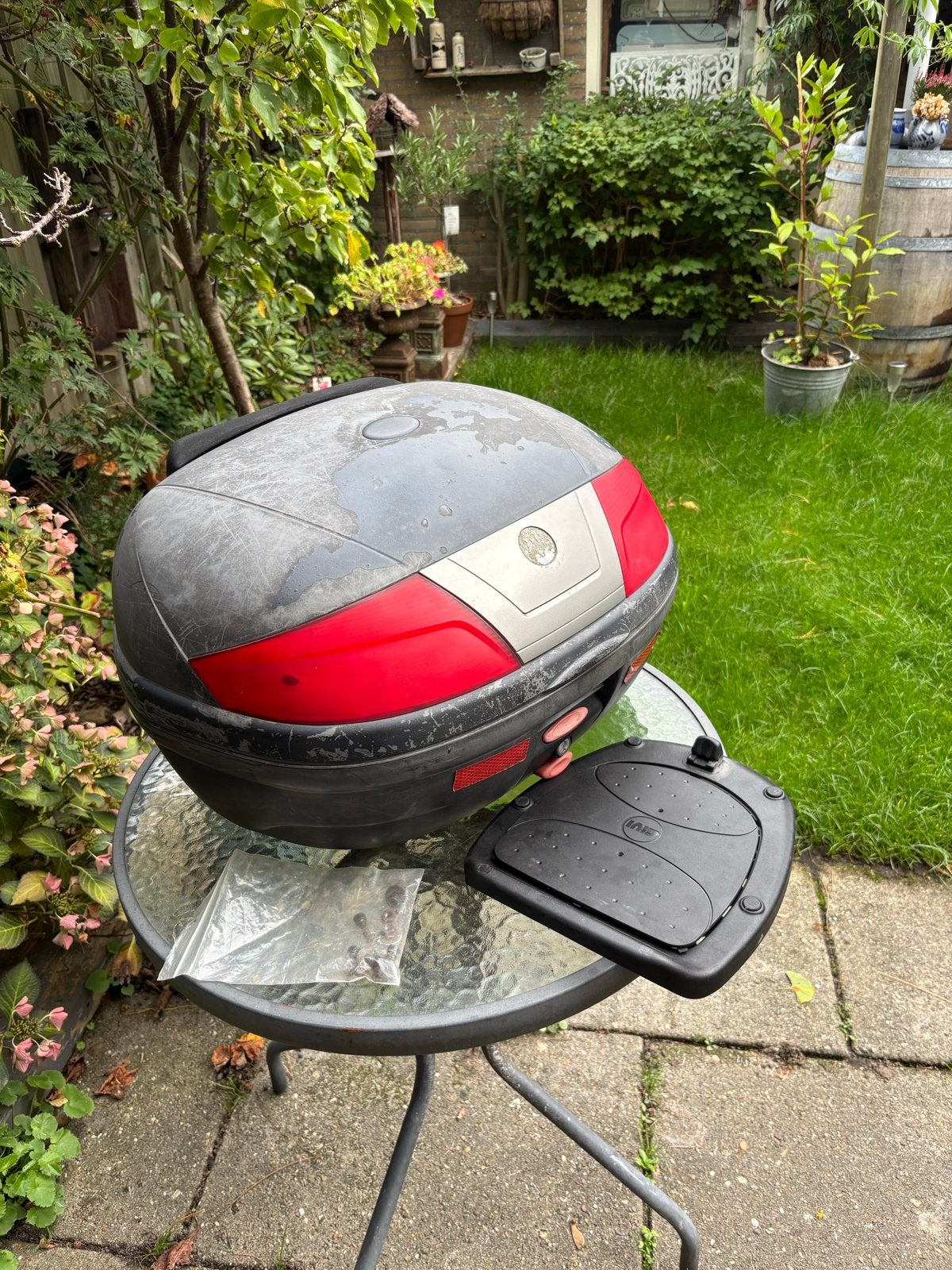 Topkoffer motor/scooter, Ophalen of Verzenden, Gebruikt