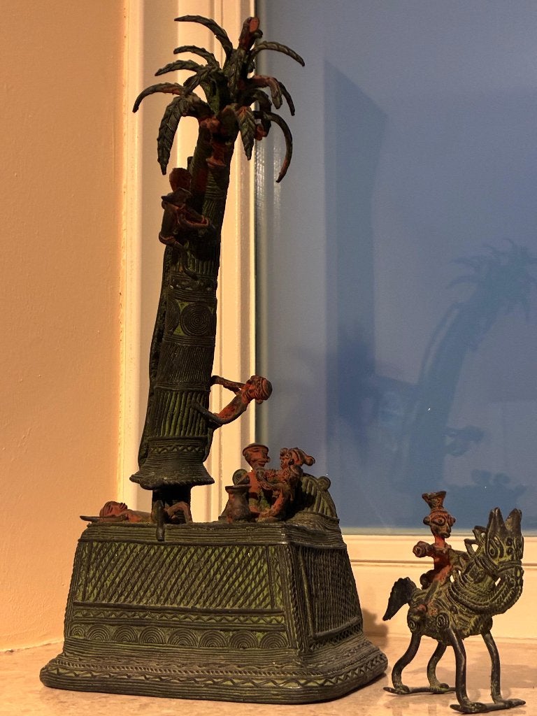 Dhokra sculpturen, Antiek en Kunst, Ophalen of Verzenden, Brons