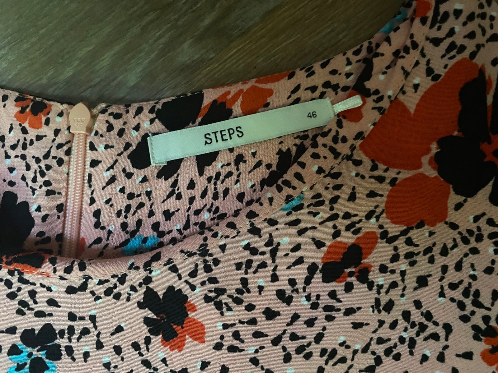 Steps jurk mt 46, Blauw, Maat 46/48 (XL) of groter, Nieuw, Ophalen of Verzenden
