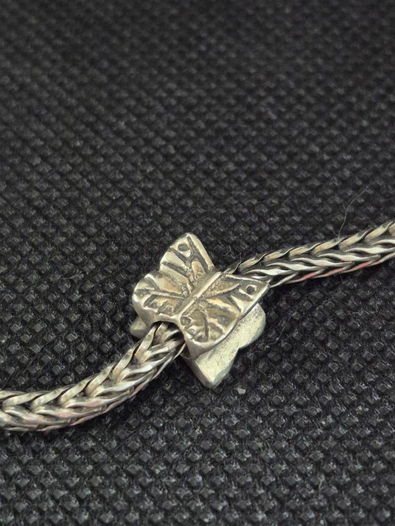 Trollbeads Trollbead Butterfly retired, Sieraden, Tassen en Uiterlijk, Ophalen of Verzenden, Zo goed als nieuw, Trollbeads, 1 bedel