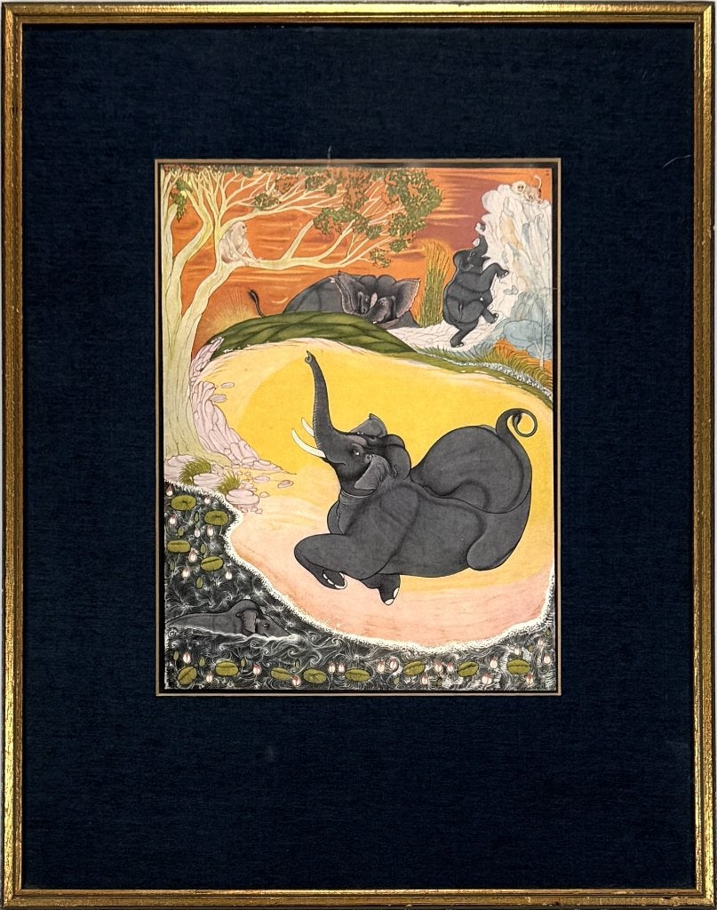 725. Miniatuurschildering, India, 20e eeuw, Ophalen of Verzenden