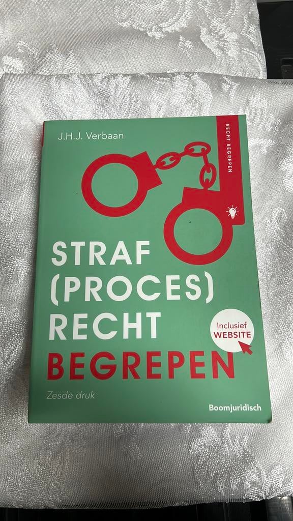 Joost Verbaan - Straf(proces)recht begrepen, Sociale wetenschap, Ophalen of Verzenden, Zo goed als nieuw, Joost Verbaan