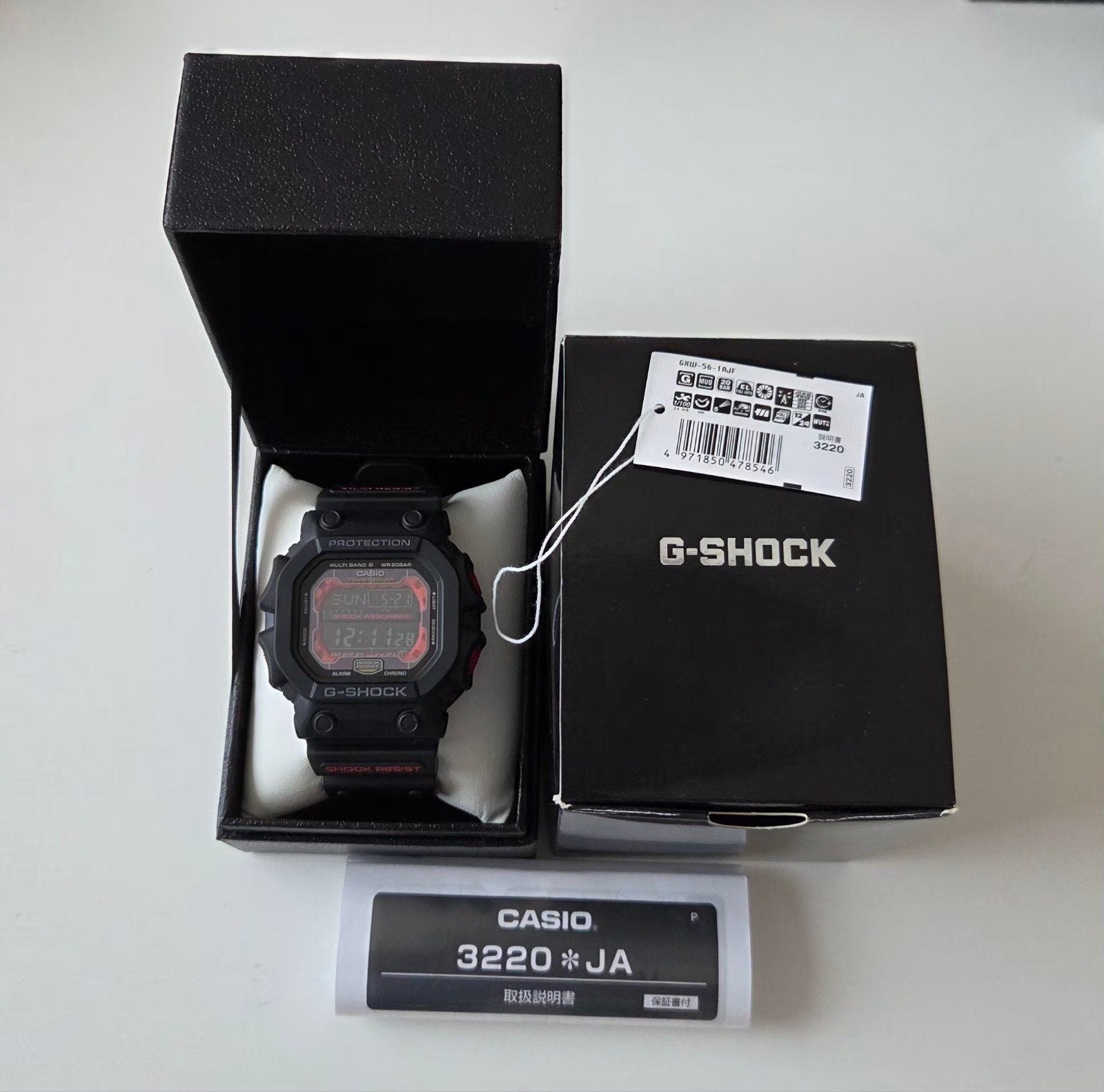 Casio G-Shock GXW-56-1AJF Japan - Zo goed als nieuw, Ophalen, Zo goed als nieuw, Android