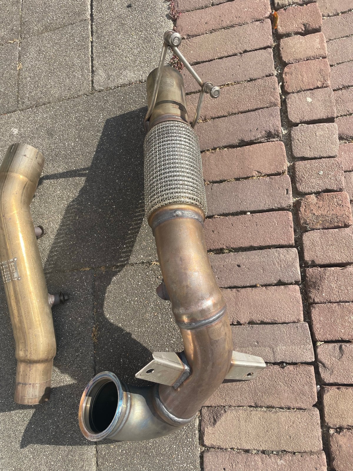 Milltek Decat Downpipe + OPF Delete Golf 7.5 GTI, Ophalen, Gebruikt, Volkswagen