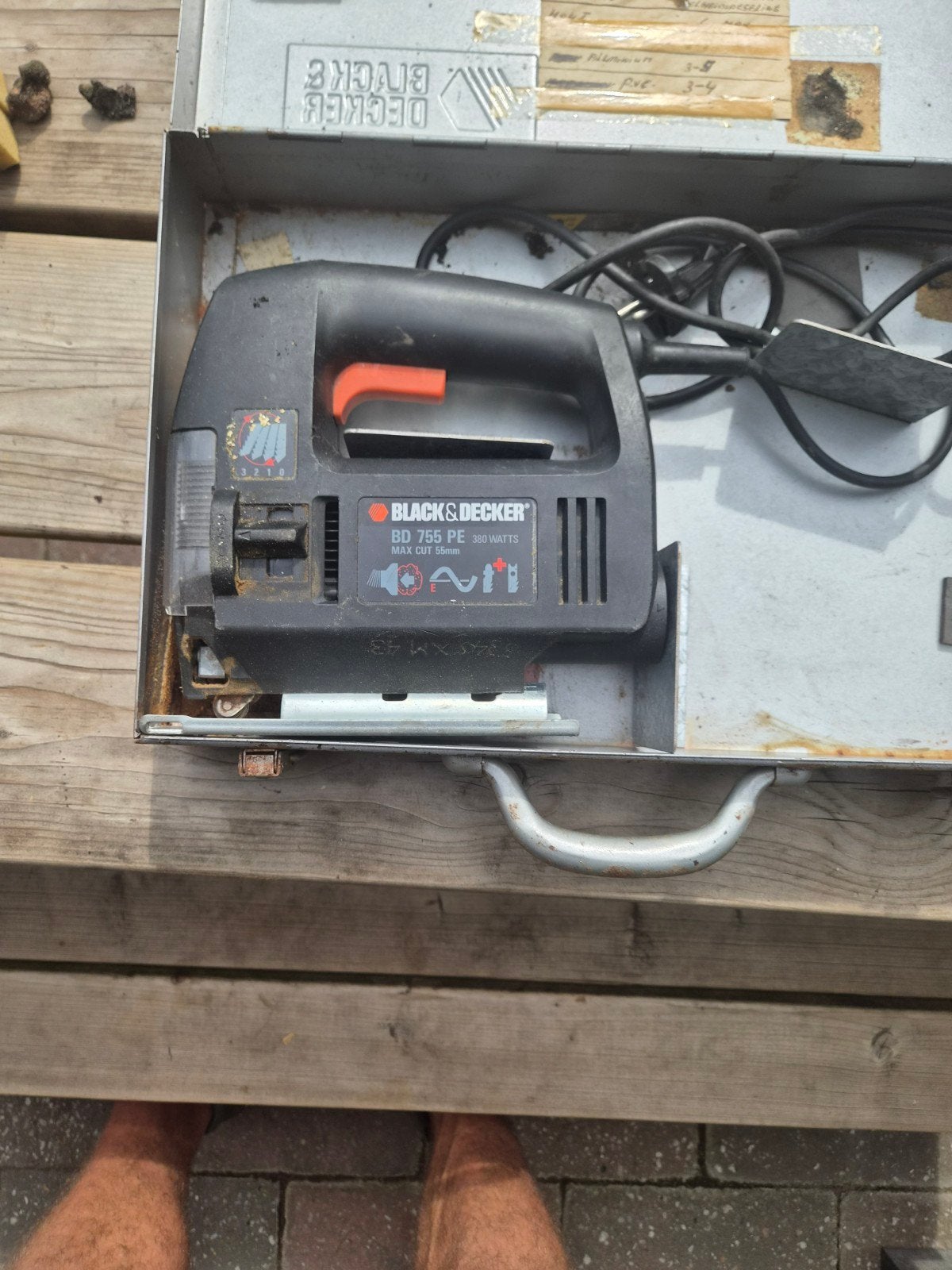 Decoupeerzaag Black & Decker BD 755 PE - Gebruikt, Ophalen, Gebruikt, Decoupeerzaag, Black & Decker