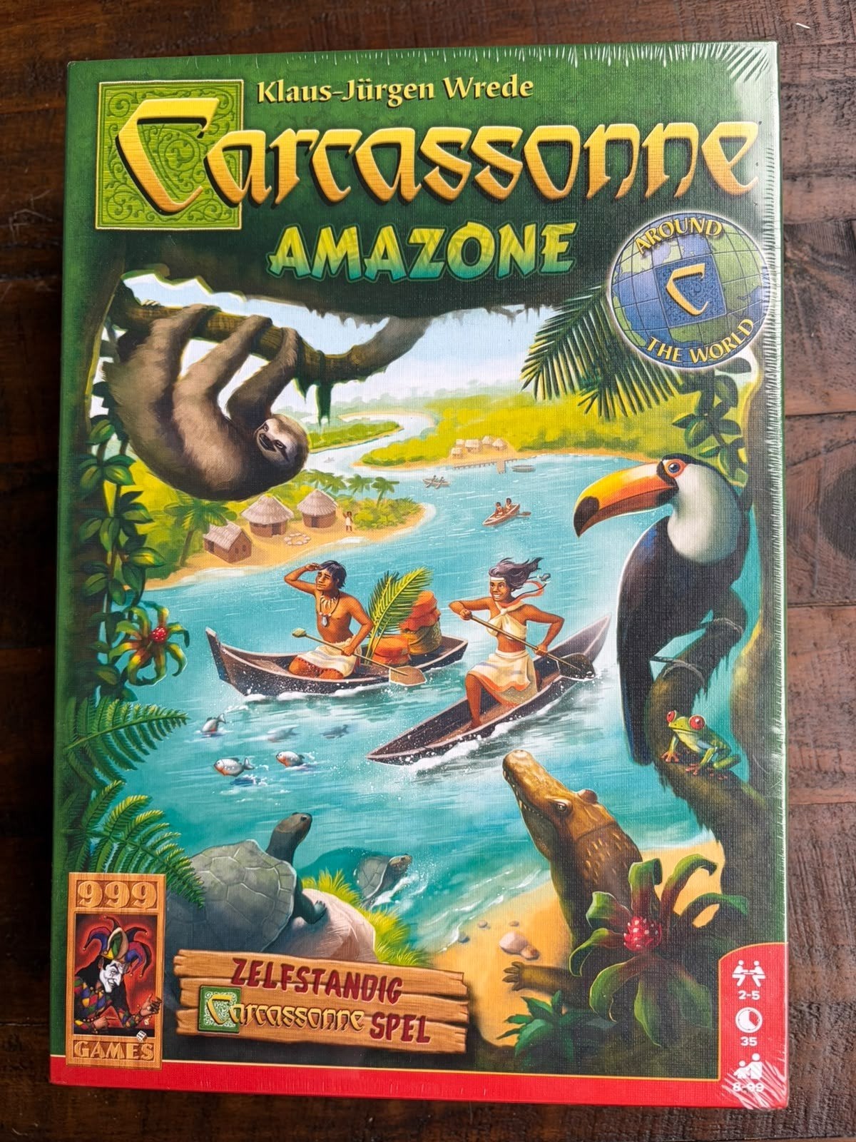 Carcassonne Amazone - Zelfstandig spel- 999 games, Drie of vier spelers, Ophalen of Verzenden, Nieuw, 999 Games