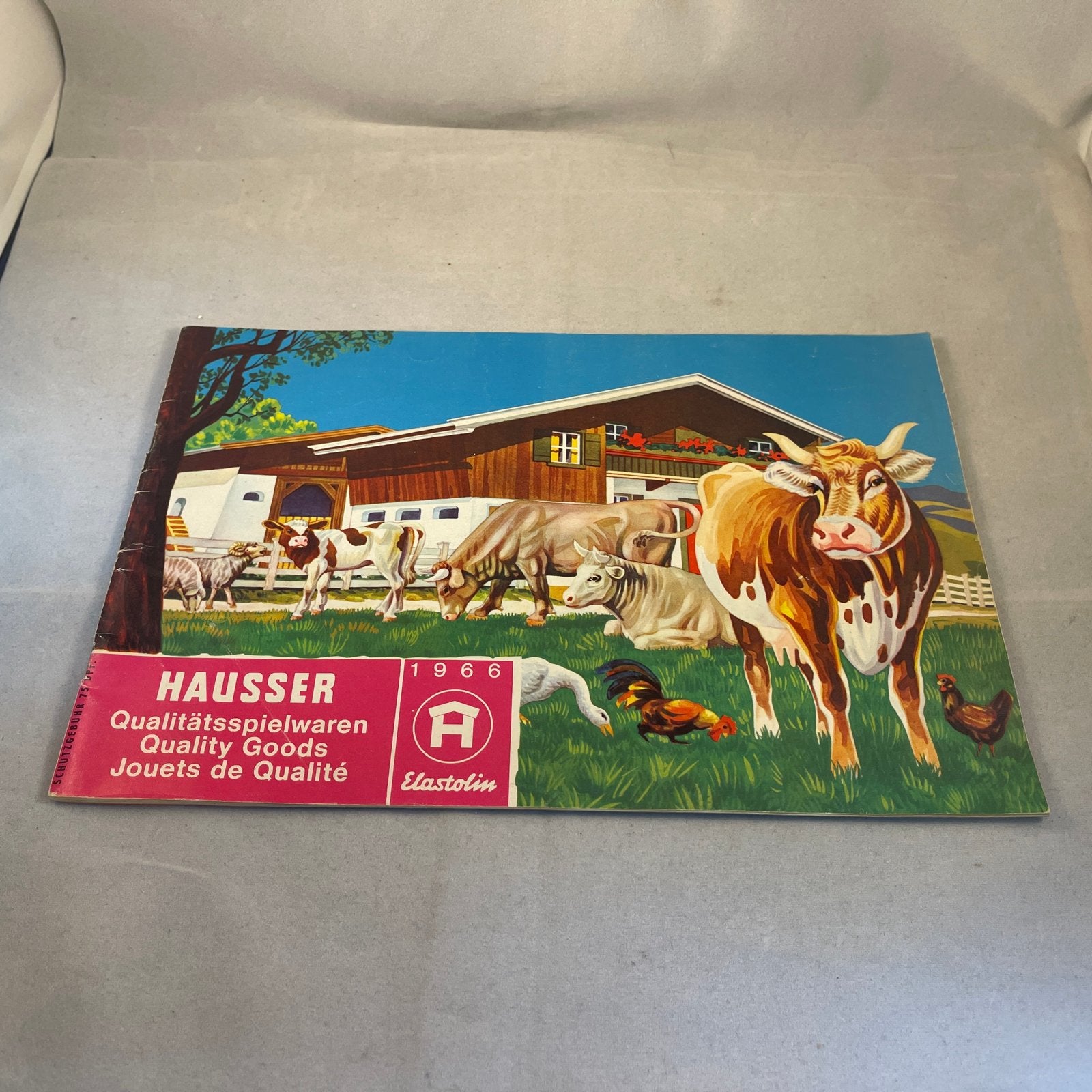 Hausser Elastolin Catalogus 1966 - Boerderijdieren & Figuren, Verzamelen, Speelgoed, Gebruikt, Verzenden