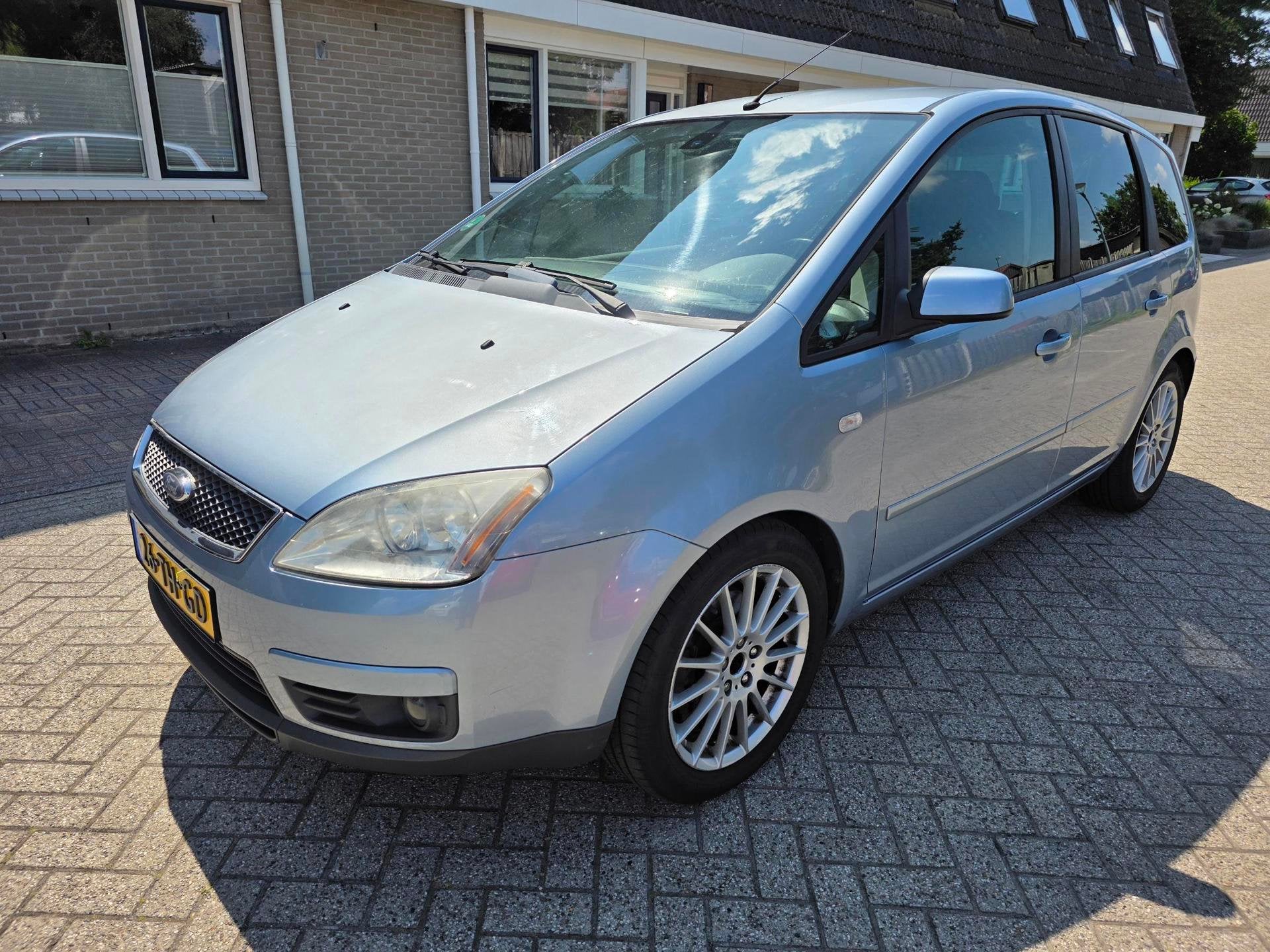 Ford Focus C-Max 2.0-16V Futura, Auto's, Ford, Gebruikt, 700 kg, Blauw, Automatische klimaatregeling
