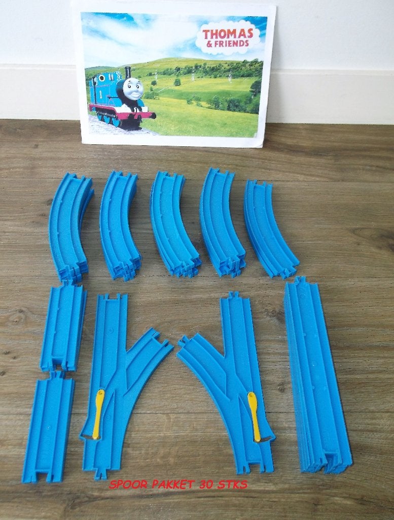Trackmaster Thomas de Trein, Spoor Pakket 30 Stks, Kinderen en Baby's, Speelgoed | Thomas de Trein, Ophalen of Verzenden, Gebruikt