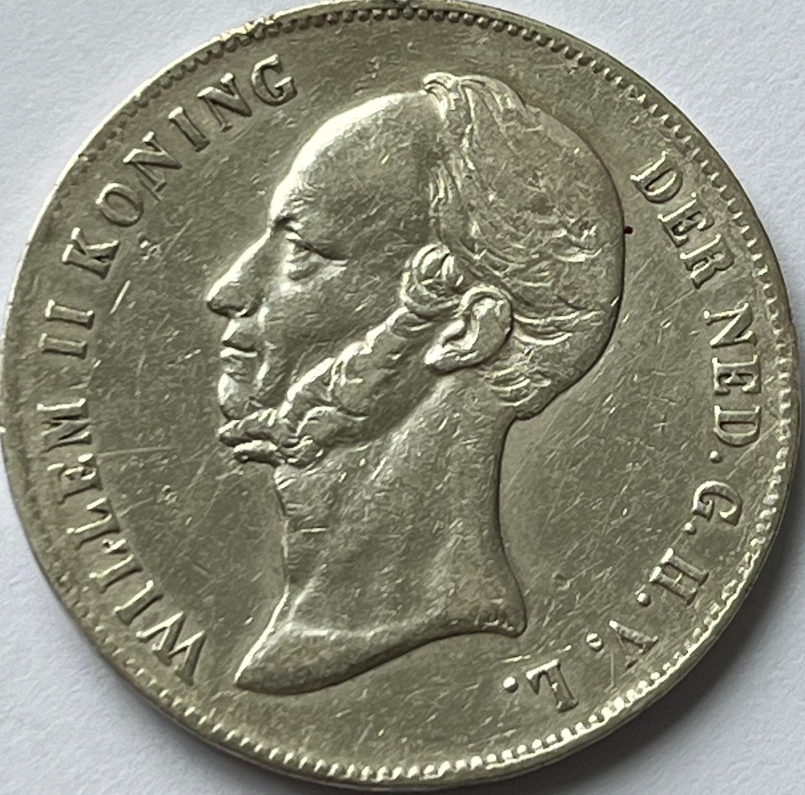 Zilveren 2,5 gulden 1848, Postzegels en Munten, Zilver, Ophalen of Verzenden, Losse munt, 2½ gulden