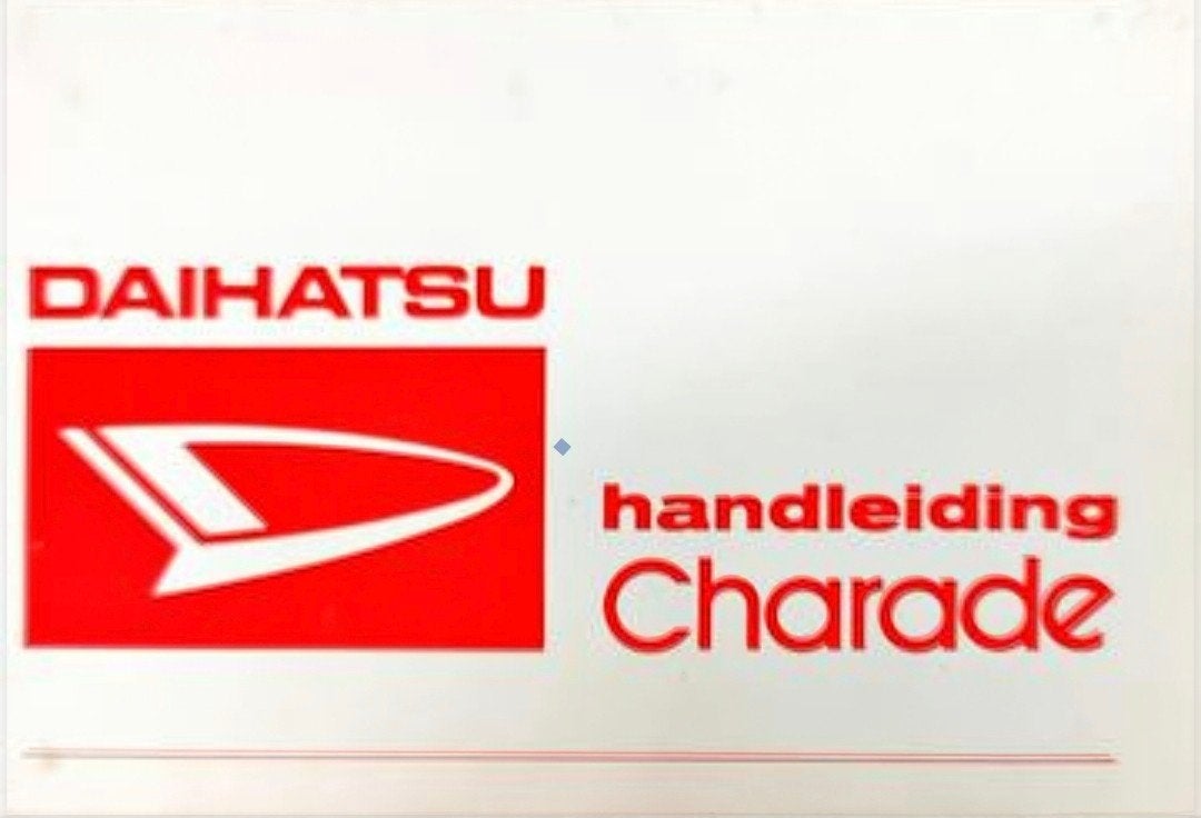Daihatsu Charade Handleiding - Origineel en Compleet, Ophalen of Verzenden