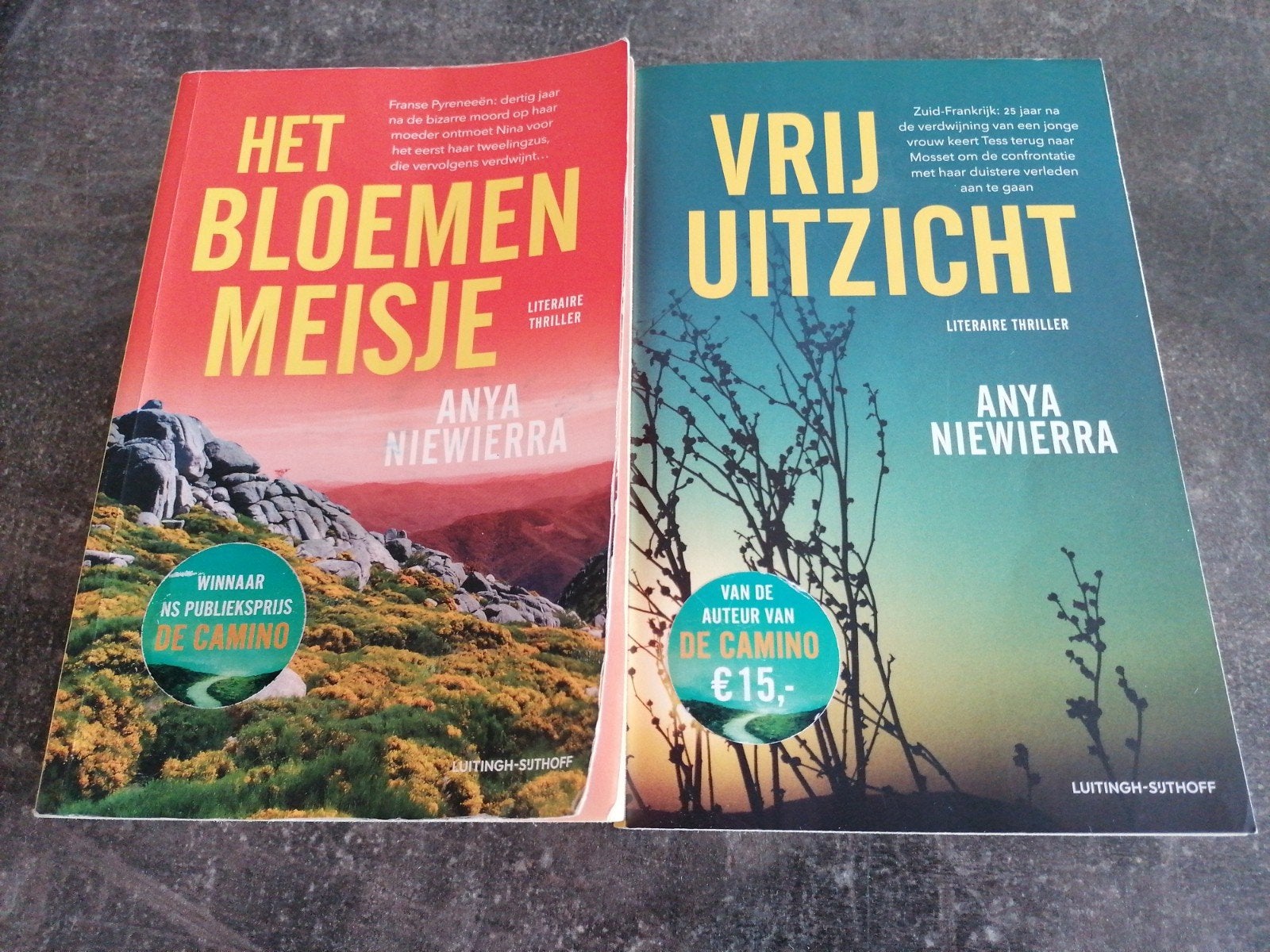 2x Anya Niewierra - Het bloemenmeisje & Vrij Vrij uitzicht, Boeken, Ophalen of Verzenden, Gelezen, Anya Niewierra, Nederland