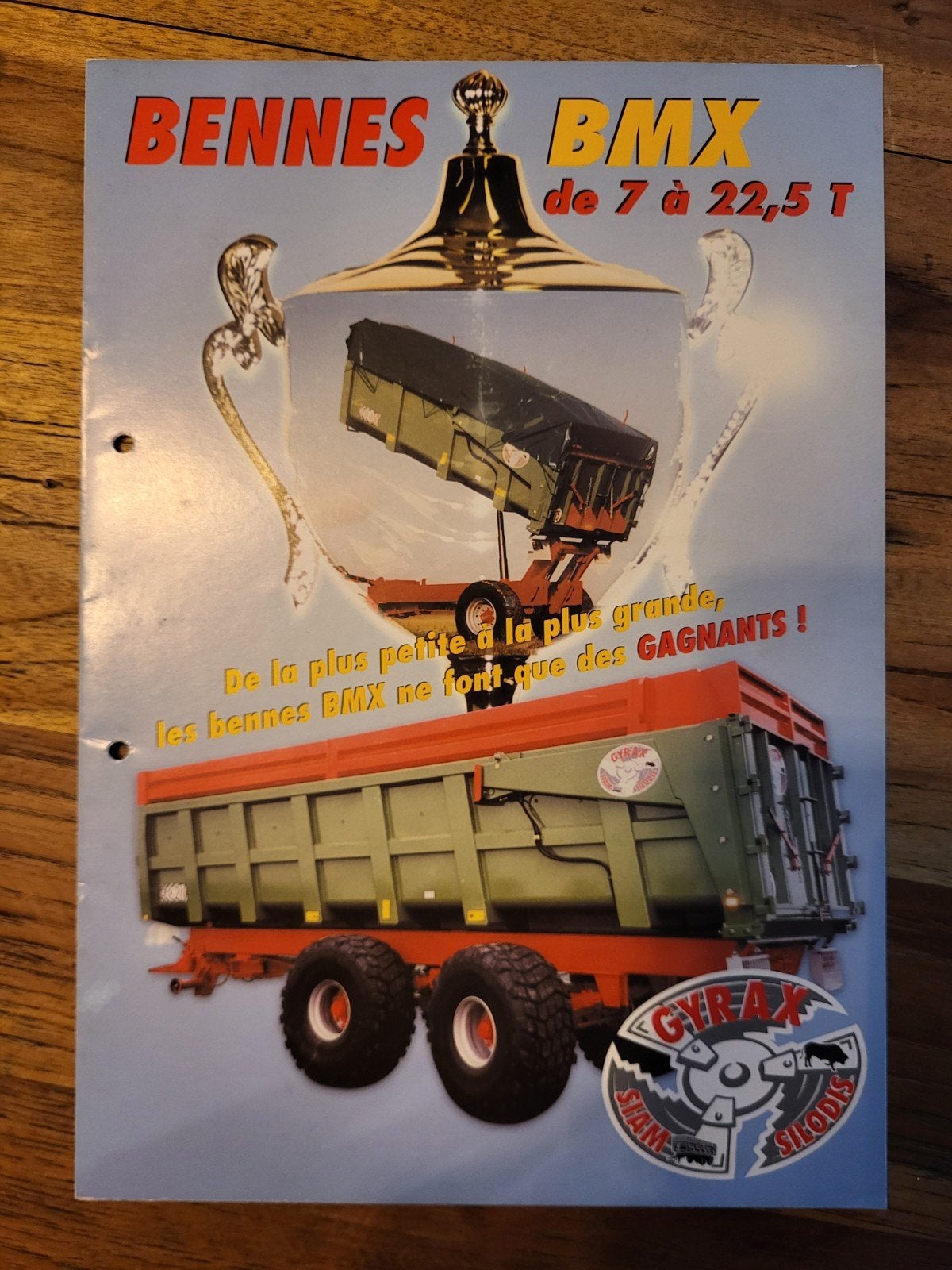 tractor folder BENNES BMX kipper, Ophalen of Verzenden