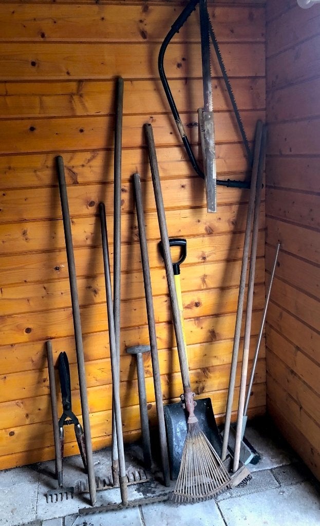 restant tuingereedschap, Tuin en Terras, Ophalen, Gebruikt, Hark