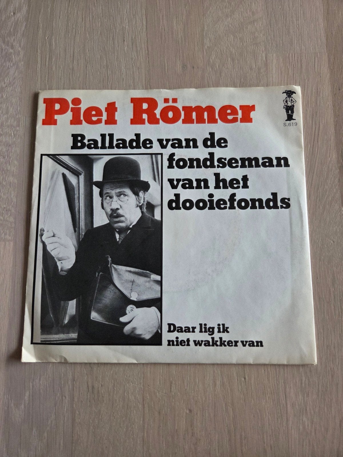 Piet Römer - Ballade van de fondseman van het dooiefonds, Gebruikt, 7 inch, Ophalen of Verzenden, EP