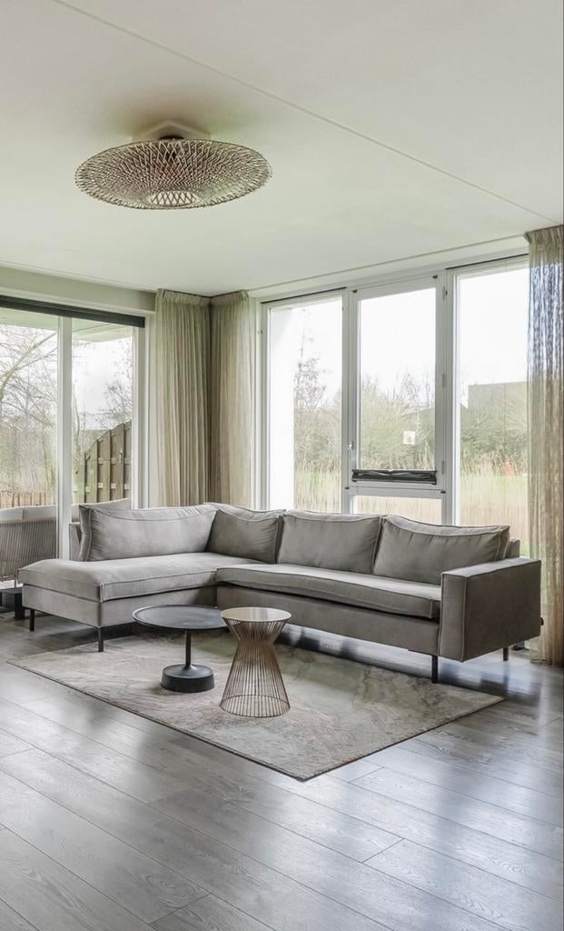 Woood hoekbank Arwin links, Huis en Inrichting, Ophalen, 250 tot 300 cm, Gebruikt, 100 tot 125 cm
