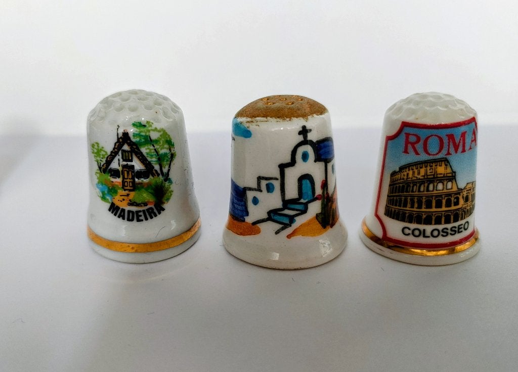 Vingerhoedjes Ronda, Madeira, Rome en Griekenland, Verzamelen, Vingerhoedjes, Ophalen of Verzenden, Zo goed als nieuw, Buitenland