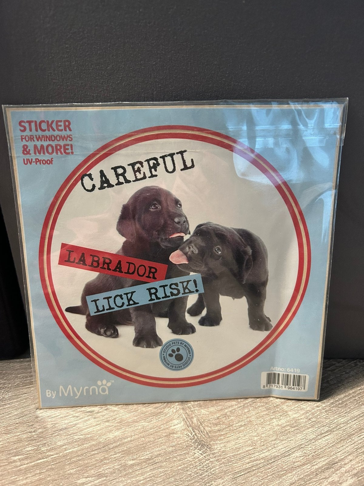 Labrador of hond - honden sticker of stickers, Ophalen of Verzenden, Zo goed als nieuw