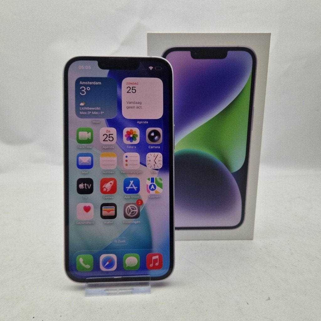 Apple iPhone 14 128GB || 87% || iOS 26 | Nu voor € 369,99, Ophalen of Verzenden, Zo goed als nieuw