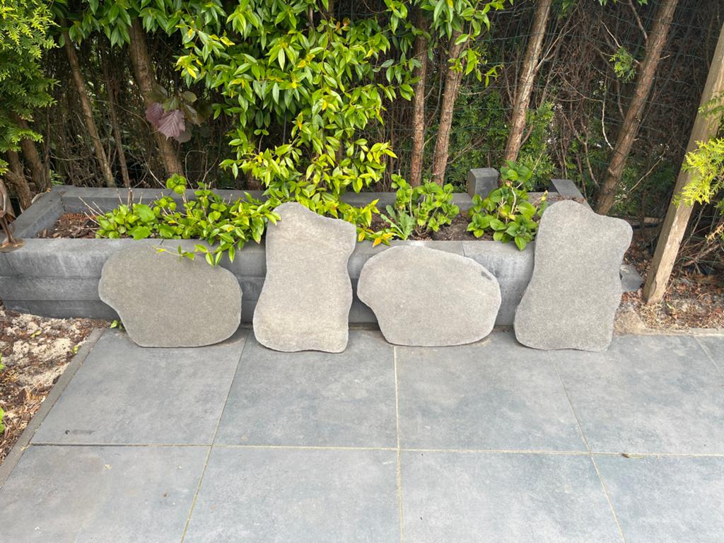 Flagstone stapstenen voor de tuin (4 stuks), Tuin en Terras, Grind, Keien en Split, Overige materialen, Gebruikt, Overige typen