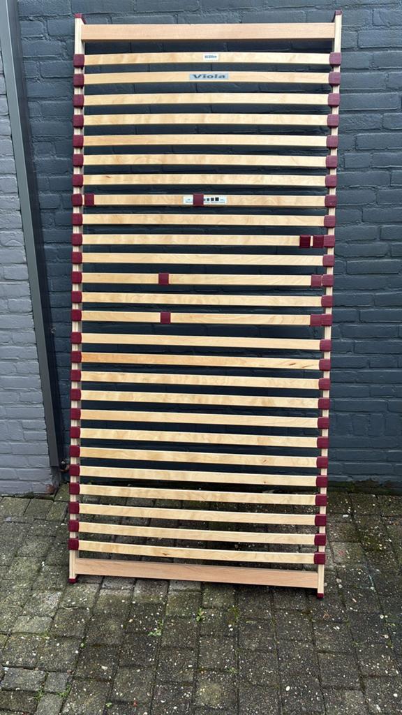 Lattenbodem verstelbaar, Ophalen, 90 cm, Eenpersoons, Zo goed als nieuw