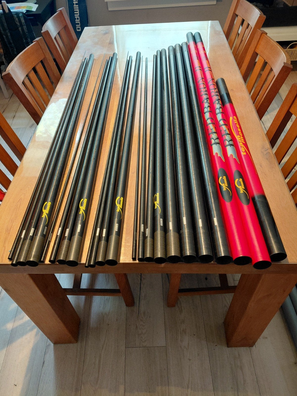Mosella Red baron 2  reglass 14,5 mtr vaste stok  pack, Ophalen, Vaste hengel