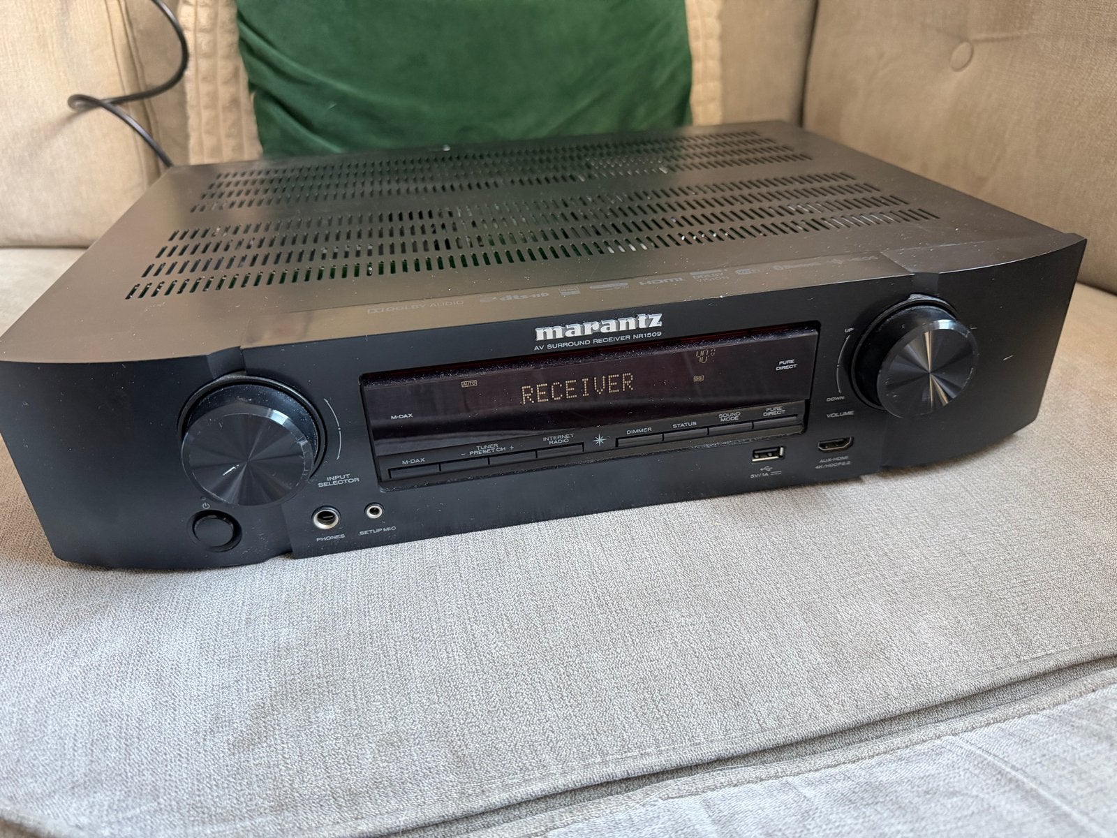 Marantz NR1509 Slimline AV Receiver, Marantz, Gebruikt, Ophalen of Verzenden, 60 tot 120 watt
